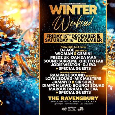 The Ravensbury Weekender