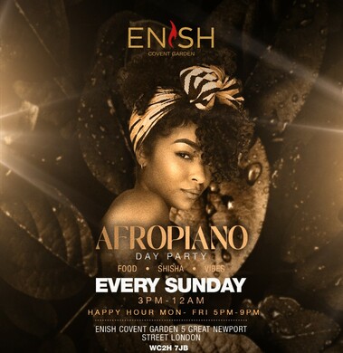 AFRO'PIANO DAY PARTY - ENISH LOUNGE (Every Sunday) 