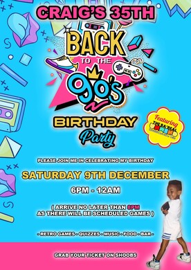 Craigs 35th Birthday