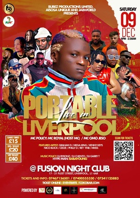 PORTABLE  LIVE IN LIVERPOOL