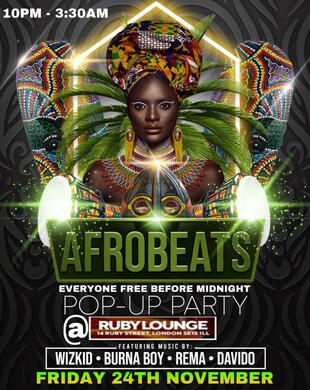 Ruby Lounge - Afrobeats Vs Bashment
