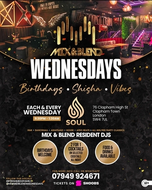 MIX AND BLEND WEDNESDAYS! - The Birthday Spot & Turn Up!  