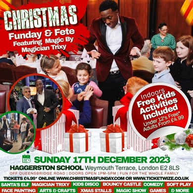 CHRISTMAS FUNDAY & FETE (Magic By Magician Trixy) Santa's Elf, Games