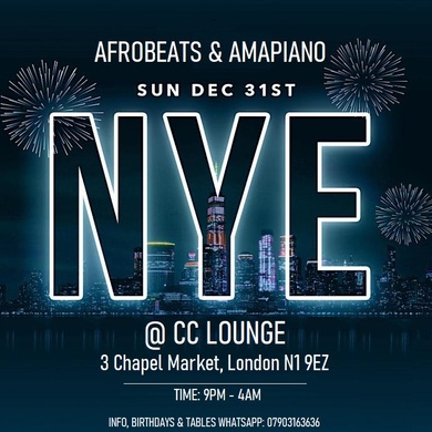 Afrobeats New Year's Eve Party