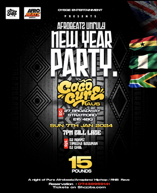 Afrobeatz Unruly New Year’s Party 