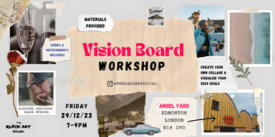 Vision Board Workshop - Visualise your 2024 Goals - Drinks included