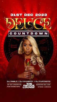 DEUCE LOUNGE COUNTDOWN 31ST OF DECEMBER @DEUCE LOUNGE 