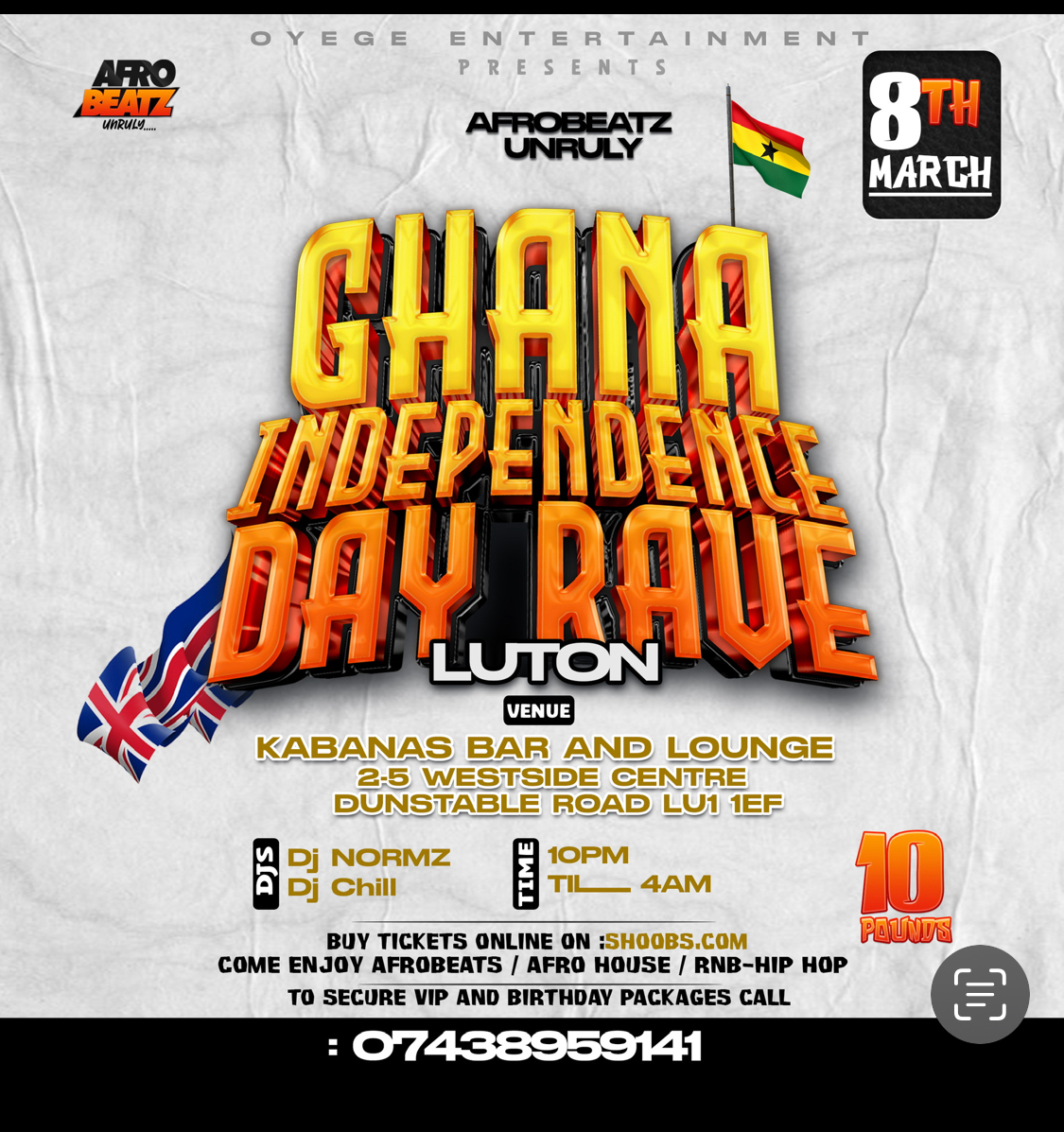 GHANA INDEPENDENCE DAY RAVE 