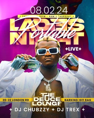 PORTABLE PERFORMING LIVE 8TH OF FEBRUARY THUR AT DEUCE LOUNGE