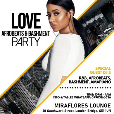 Love Afrobeats & Bashment Party         