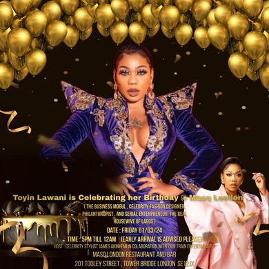 Toyin Lawani’s Birthday Bash @ MASQ