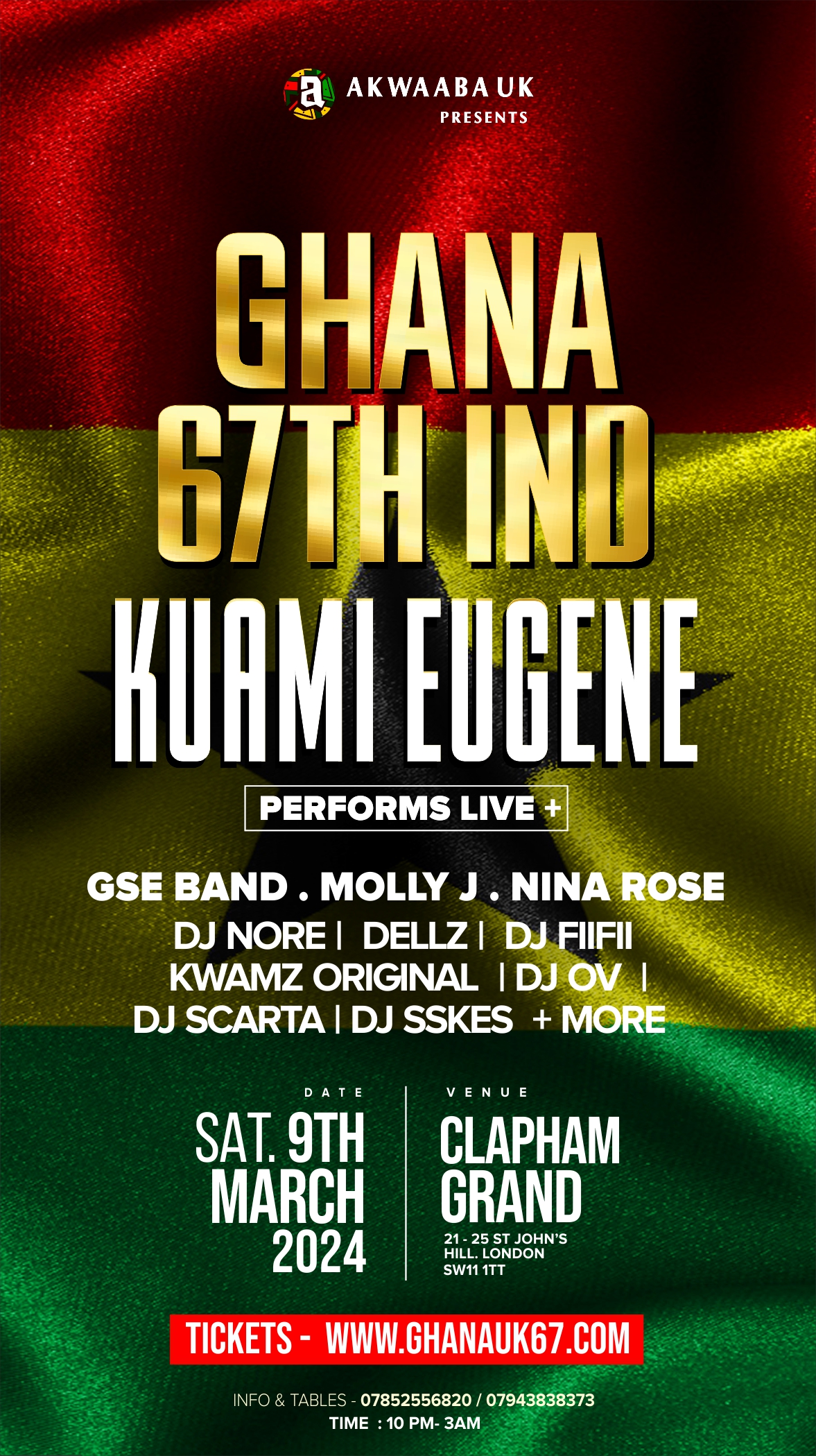 Official Ghana 67th Independence Celebration ft Kuami Eugene