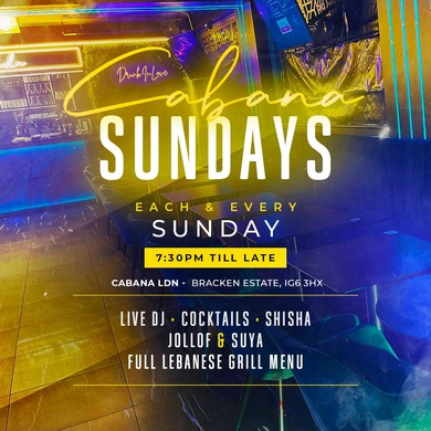 Cabana Sundays (Live Band)     