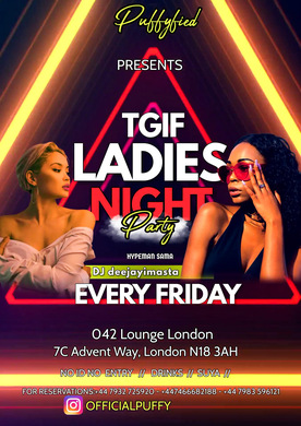 LADIES NITE FRIDAY