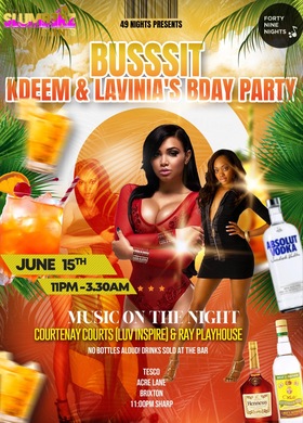 49 Nights Bus Party: Kadeem & Lavinia’s Birthday Party!