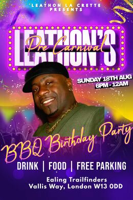 Leathon's Pre-Carnival BBQ Birthday Party