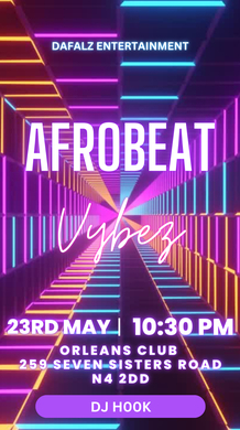 AfroBeats Vybz Thursday 