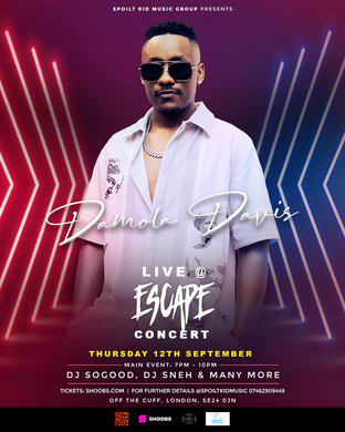 Escape Concert: A Night With Damola Davis & Friends