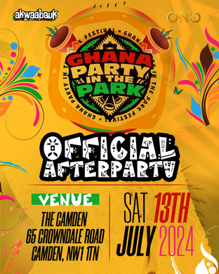 ♦️ Ghana Party In The Park Official Afterparty ♦️
