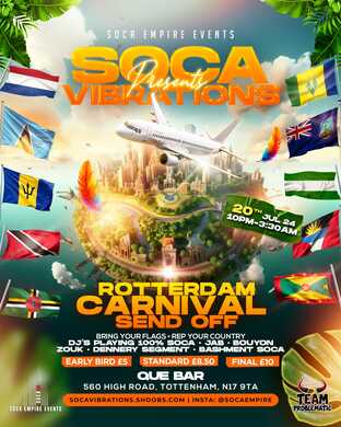 Soca Vibrations *Rotterdam Carnival Send Off*