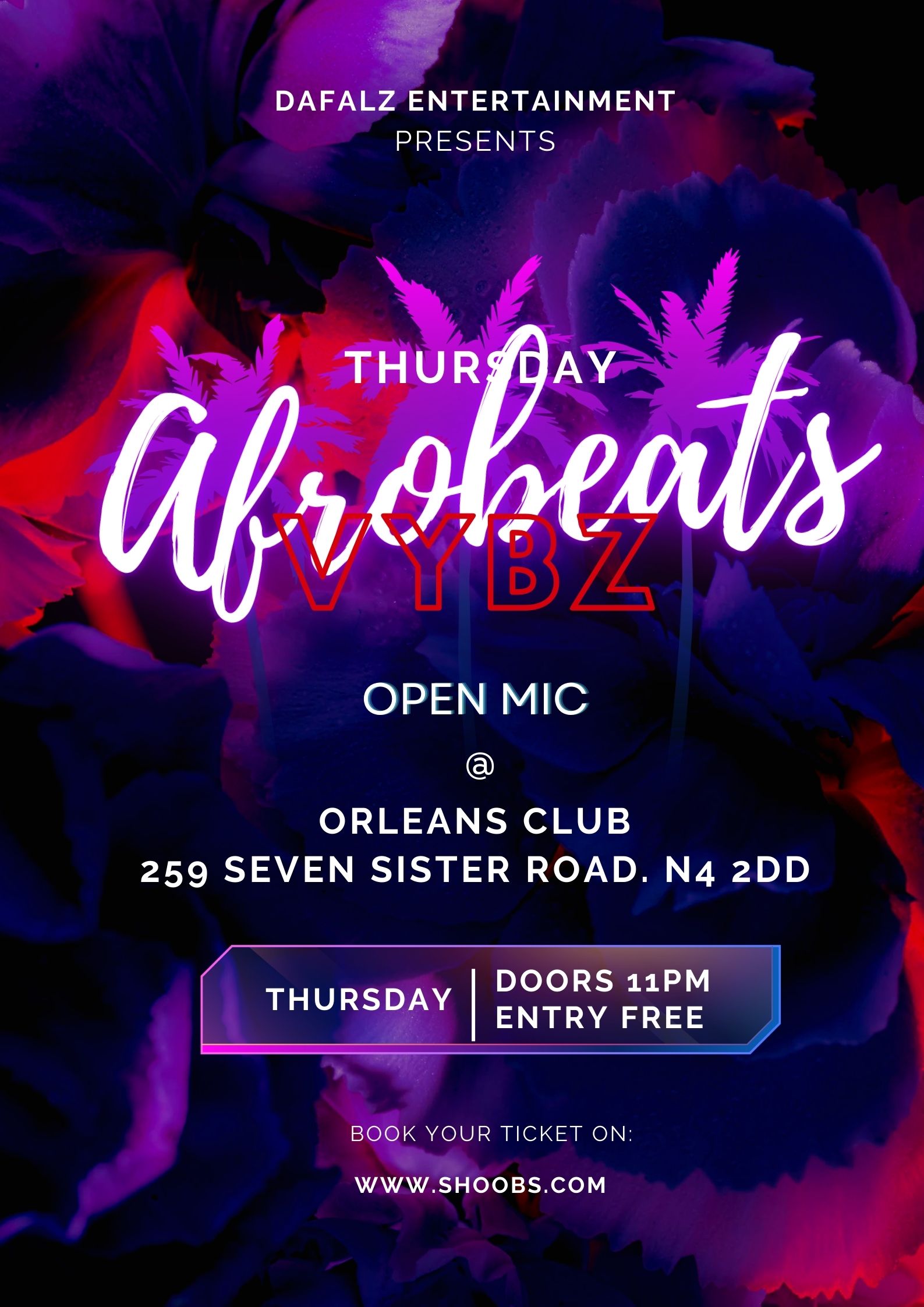 AfroBeats Vybz: Live Music 
