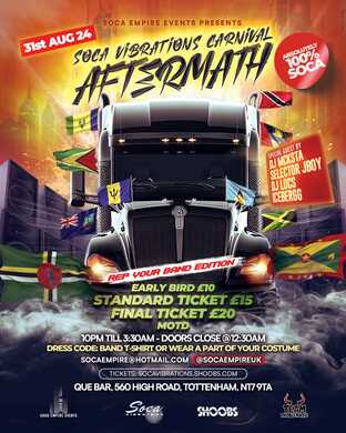 Soca Vibrations Carnival Aftermath 