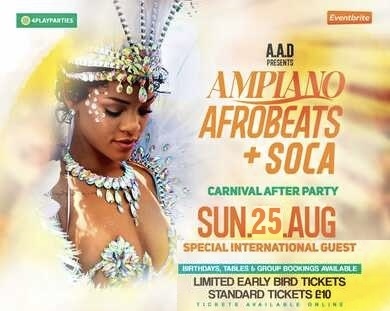 :: AFROBEATS X AMAPIANO X SOCA X DANCEHALL  (Official Sunday Carnival AfterParty)  :: 