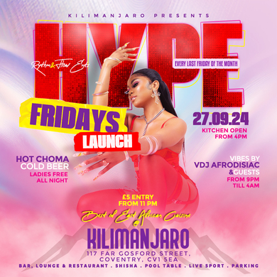 HYPE FRIDAYS ~ LADIES NIGHT