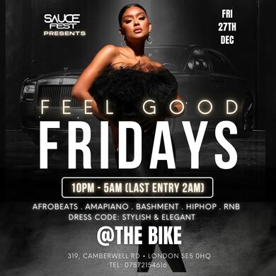 FEEL GOOD FRIDAYS!!! (Detty December)