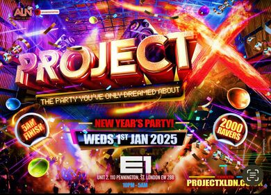 Project X New Years Day Biggest Event