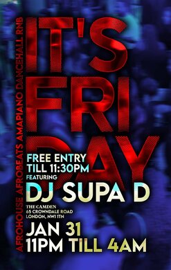 It's Friday @ The Camden