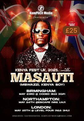 KENYA FEST UK, 2025 (with MASAUTI) - NORTHAMPTON 