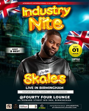 Industry Nite With Skales Live @ 44 Lounge Birmingham