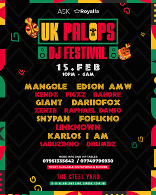 ROYALLA & ASK EVENTS present "UK Palop Dj Festival)