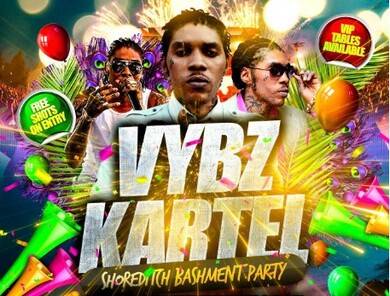 Vybz Kartel - Shoreditch Bashment Party