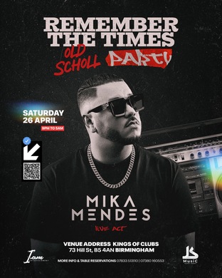 Remember the Times special Live Act Mika Mendes