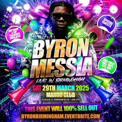Byron Messia - Live In Birmingham