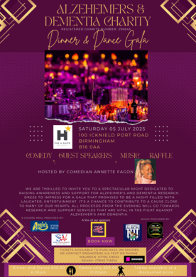 Alzheimer's and Dementia Charity Dinner and Dance