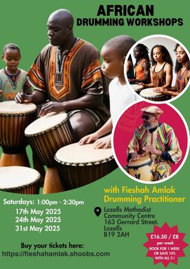 African Drumming Workshops (3rd 0f 3) 