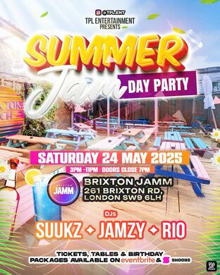 Summerjam Day Party - Pre Summer Party 🥳 