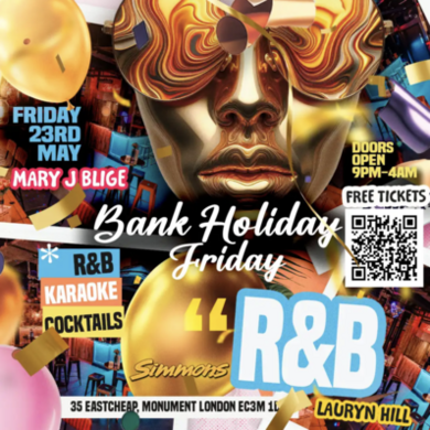R&B KARAOKE & COCKTAILS - BANK HOLIDAY 