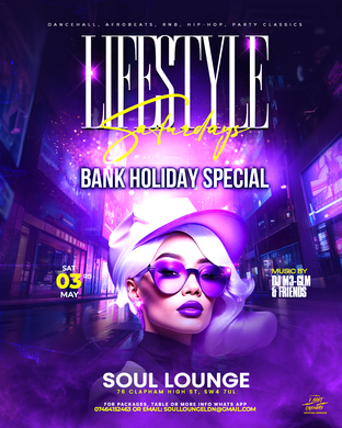 LIFESTYLE SATURDAYS - BANK HOLIDAY SPECIAL