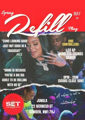 RNB REFILL: Spring Fling @ JUNGLA - Bank Holiday Saturday