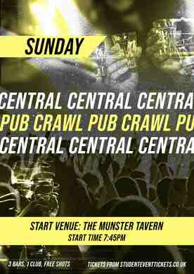 CENTRAL LONDON PUB CRAWL - SUNDAY 27TH APRIL