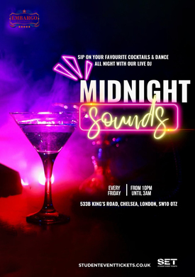 MIDNIGHT SOUNDS @ EMBARGO REPUBLICA - FRIDAY 13TH JUNE