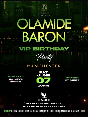 OLAMIDE BARON VIP BIRTHDAY PARTY