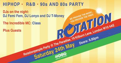 Rotation Bank Holiday Party 