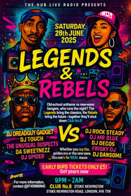 Legends & Rebels: The Ultimate Sound Clash
