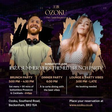 IBIZA Summer Vibes theme Brunch Party 