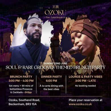Soul and Rare Grooves Themed Brunch Party